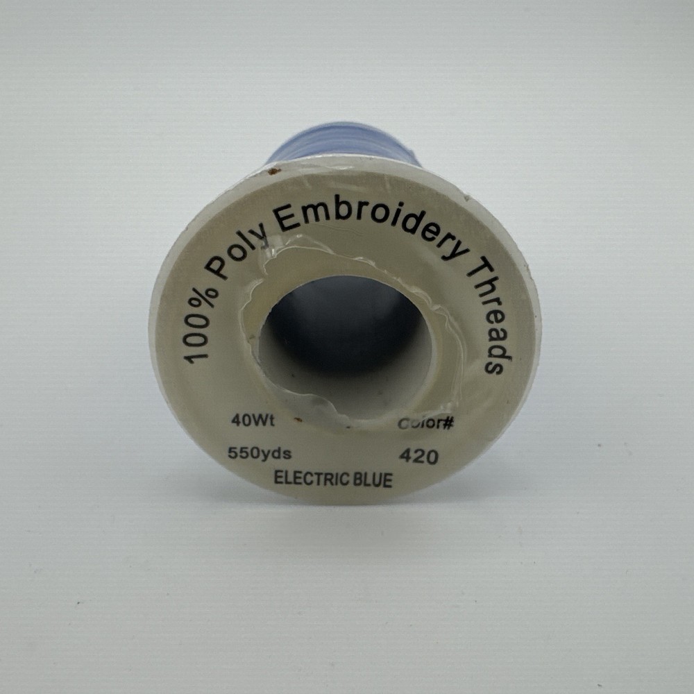 Embroidery Machine Polyester Thread 7 Rolls Assorted Colors 550yds