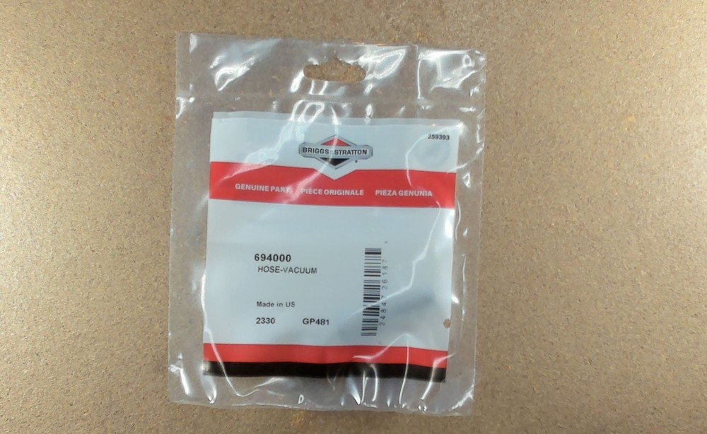 694000 Briggs & Stratton Vacuum Hose