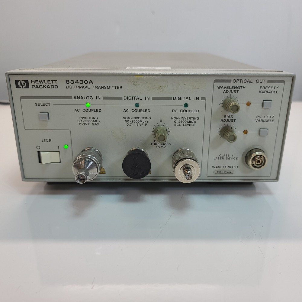 HP 83430A Lightwave Transmitter