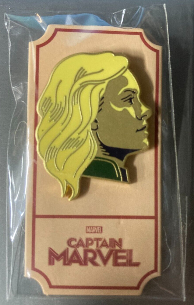 Captain Marvel Mondo Enamel Pin