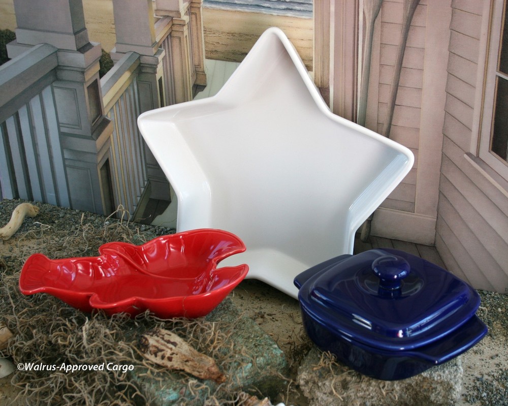RED, WHITE & BLUE SUMMER BAKEWARE SET – WAVE A FLAG FOR UNIQUE TABLE SERVICE!
