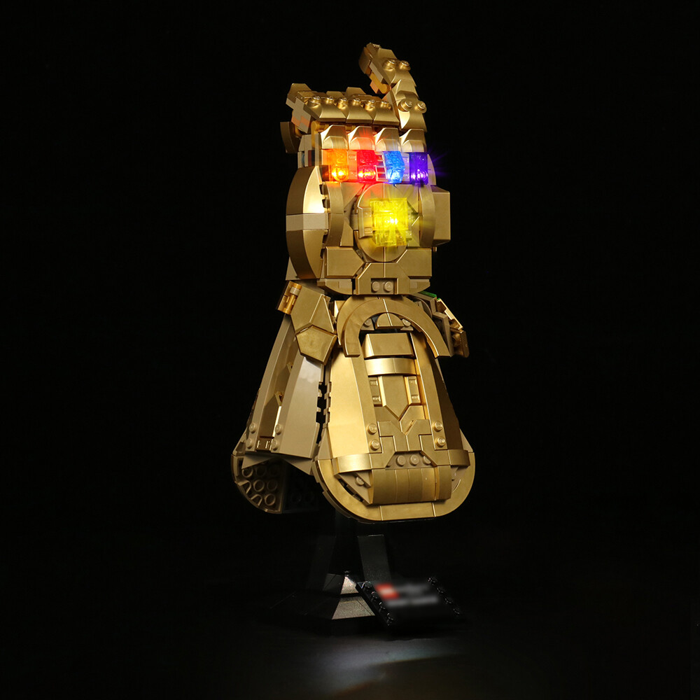 BrickBling LED Light Kit for LEGO Infinity Gauntlet 76191 (Standard Version)