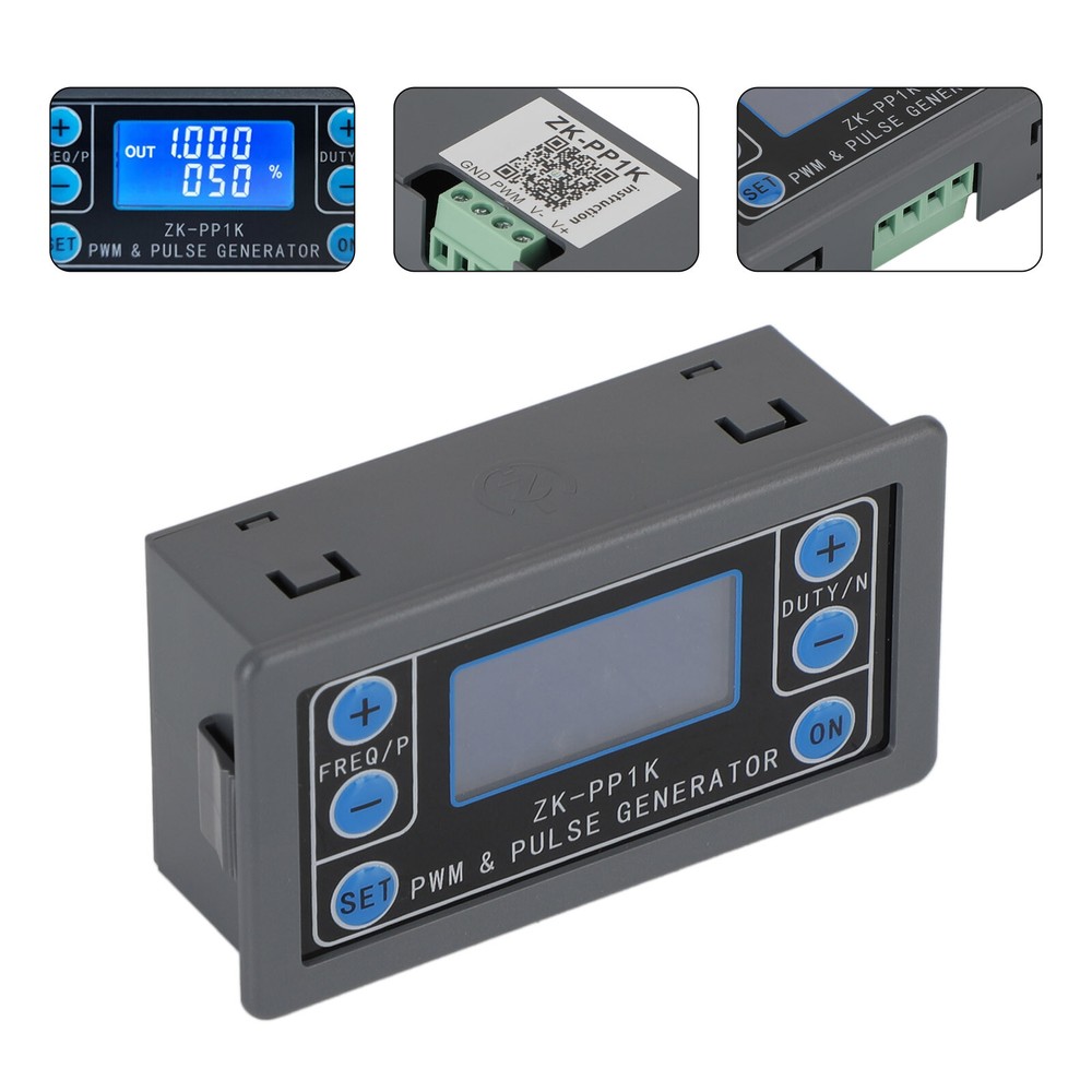 Adjustable PWM Signal Generator Module Pulse Frequency Duty Cycle Square Wave B9