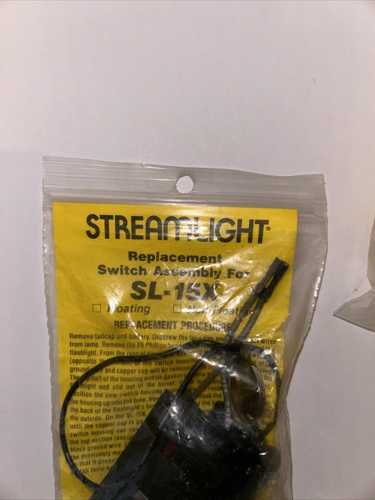 STREAMLIGHT Replacement SWITCH Module For SL-15X Flashlight Light 15140 New OEM