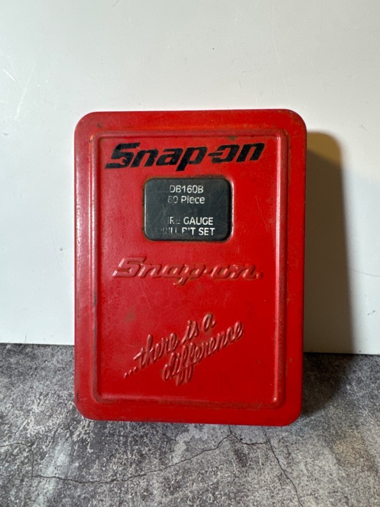 Snap On Drill Case #DB160B Snap on Drill Bits incomplete