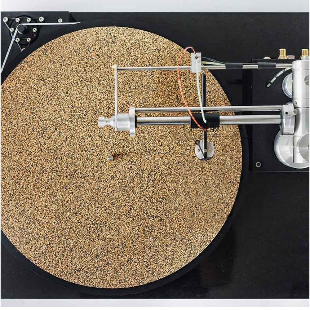 Cork & Rubber Turntable Platter Mat Disc Vinyl Record Player Anti-static Pad E