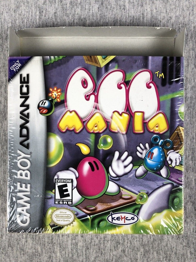 Egg Mania - GBA - Box Manual Inserts Only - Fair - SAFE SHIP!