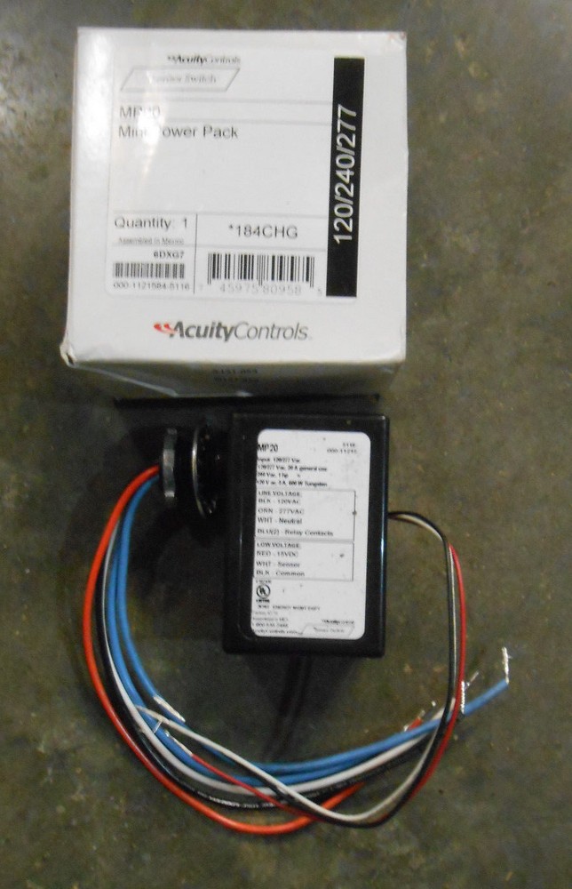 Acuity SENSOR SWITCH MP-20 120/277V 20A POWER PACK FOR OCCUPANCY SENSOR
