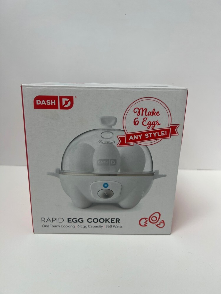 Dash Rapid Egg Cooker: 6 Egg Capacity Electric Egg Cooker for Hard Boiled Eggs