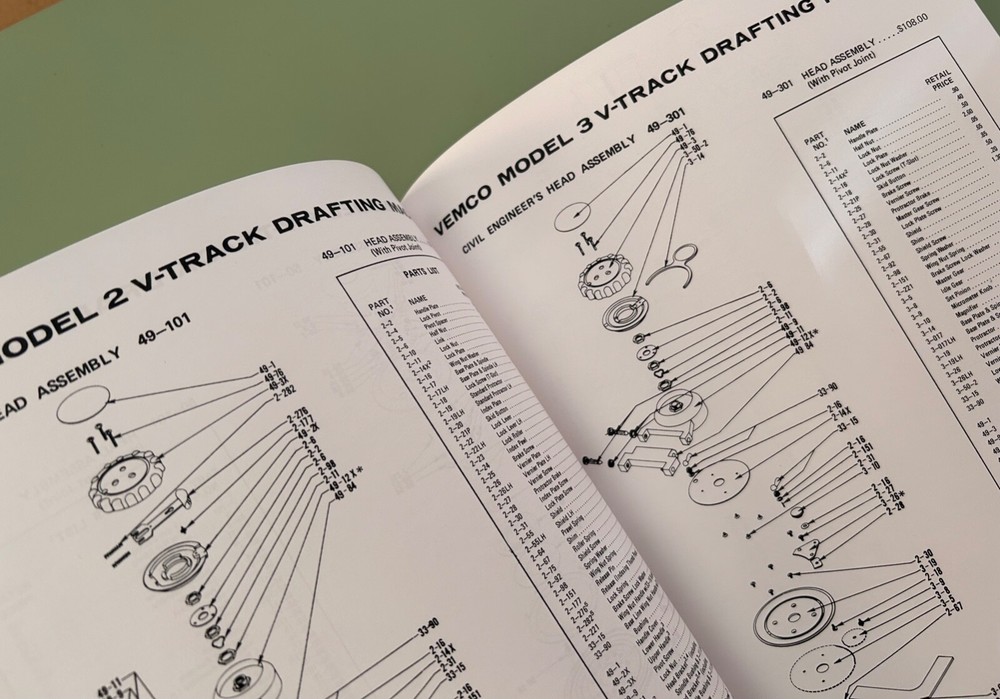 Drafting User Manual. VEMCO TRACK Machine. 19 Page Comprehensive booklet.