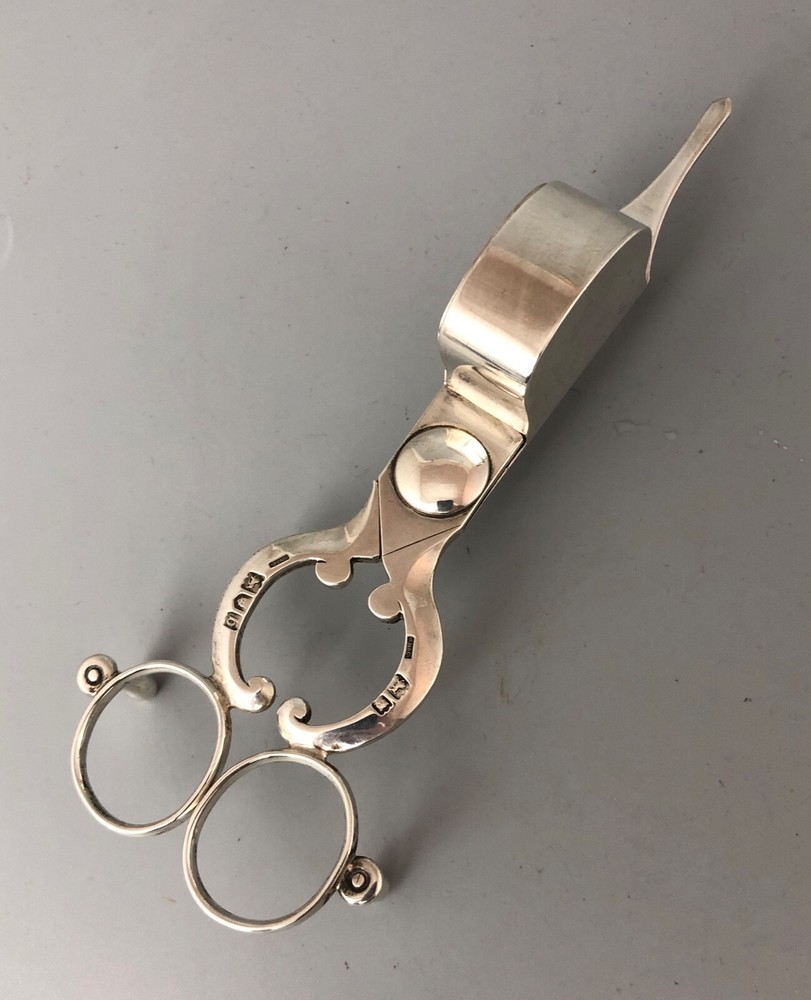 Victorian Solid Silver Cheroot Cutter Sampson Mordan London 1897 BLZX