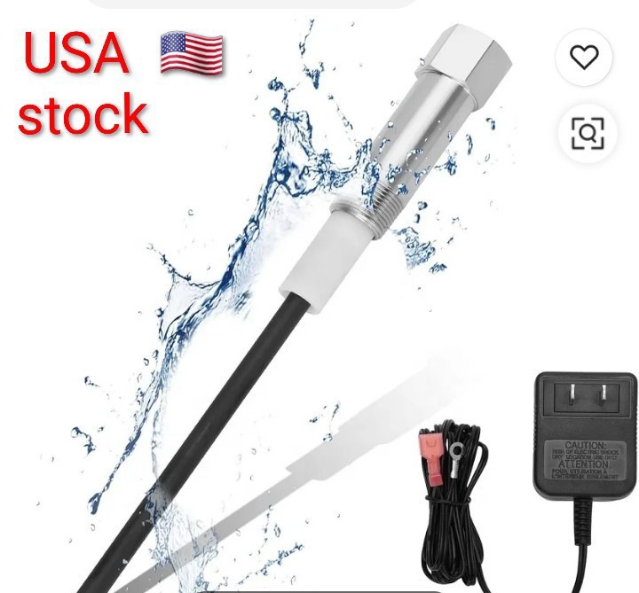 Powered Anode Rod, Water Heater Anode Rod Made of Titanium (30-90 Gallon Tank)