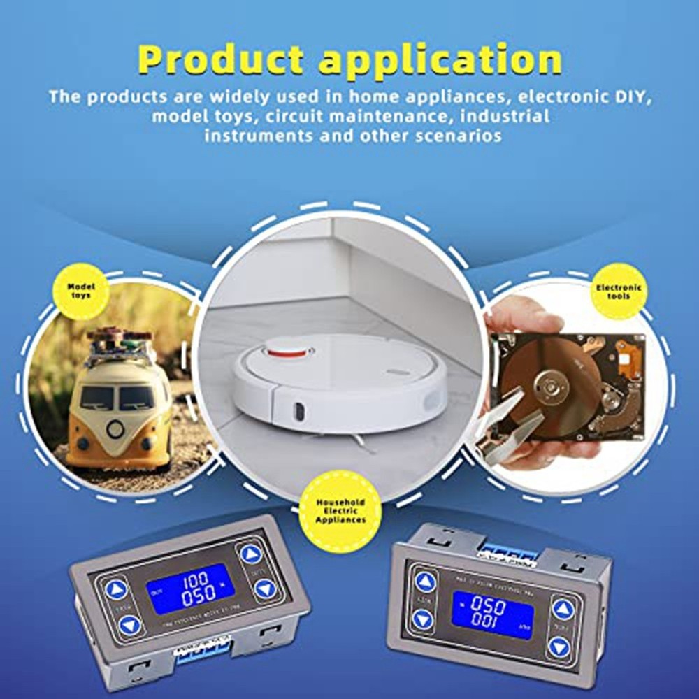 Adjustable Signal Generator, PWM Pulse Frequency Duty Cycle, Square Wave6968