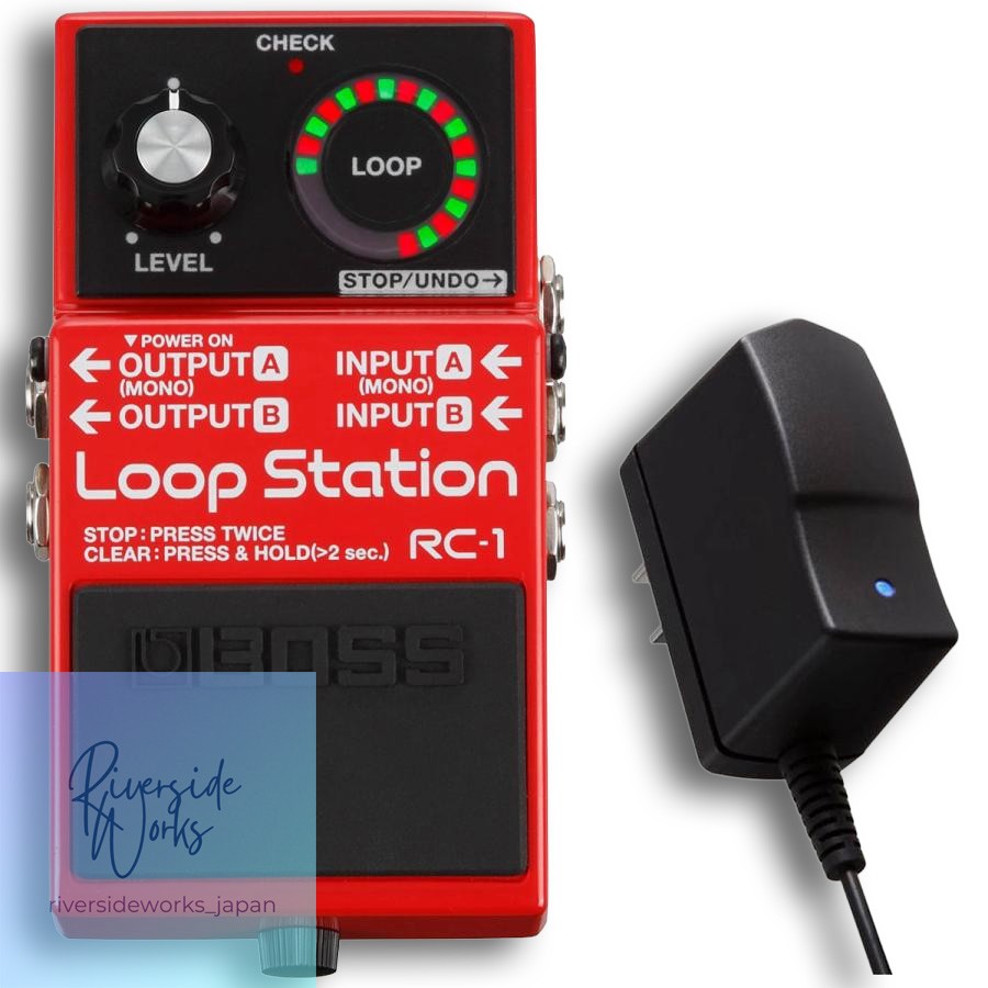 BOSS RC-1 Loop Station with AC Adapter Set Authentic RC1