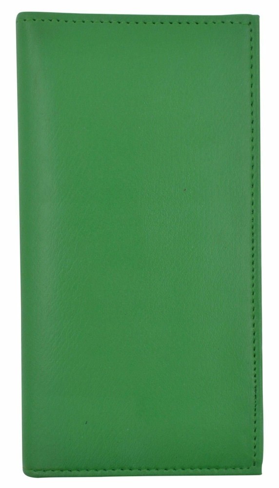 Basic Checkbook Cover Green NEW