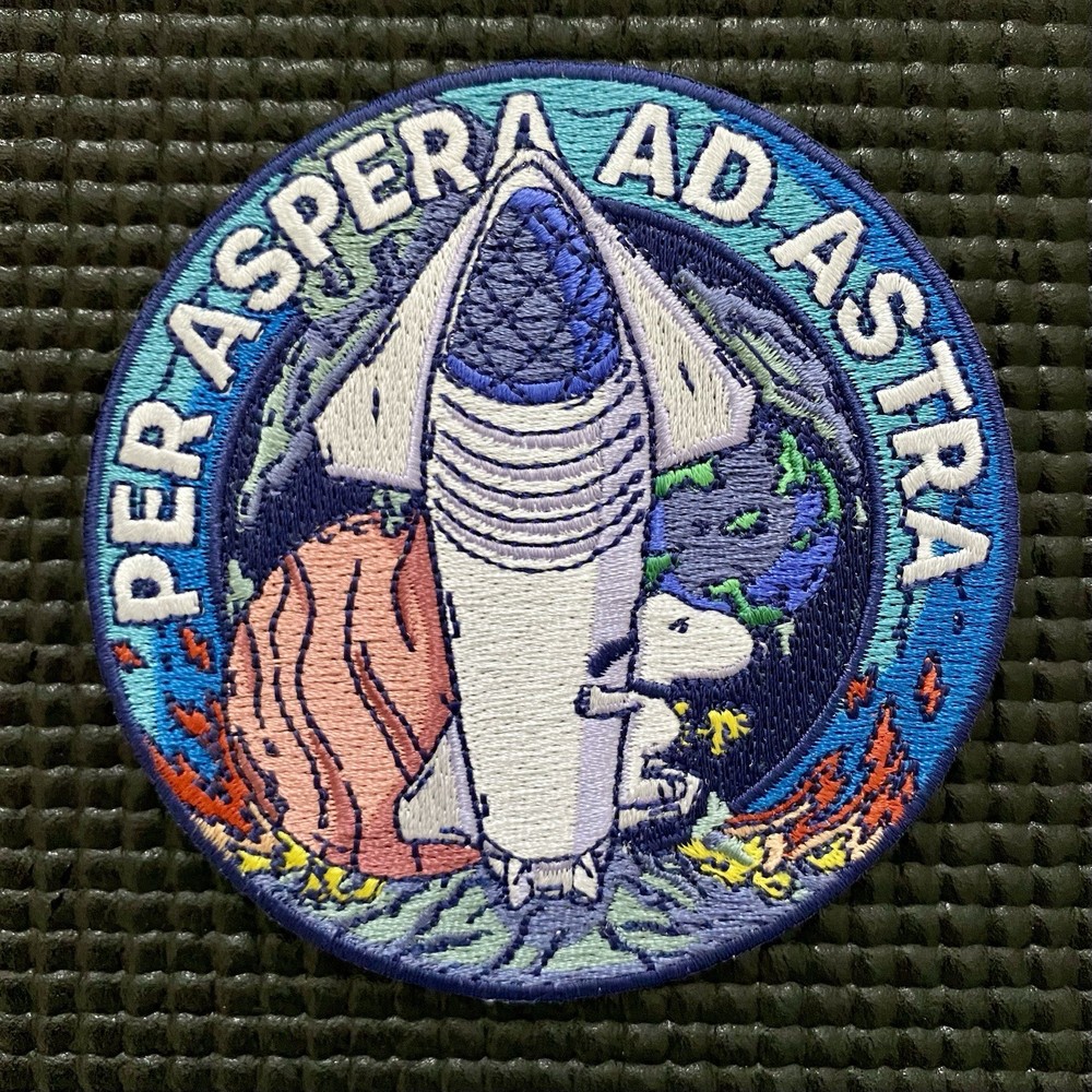 PER ASPERA AD ASTRA NASA SPACE PATCH - 3.5”