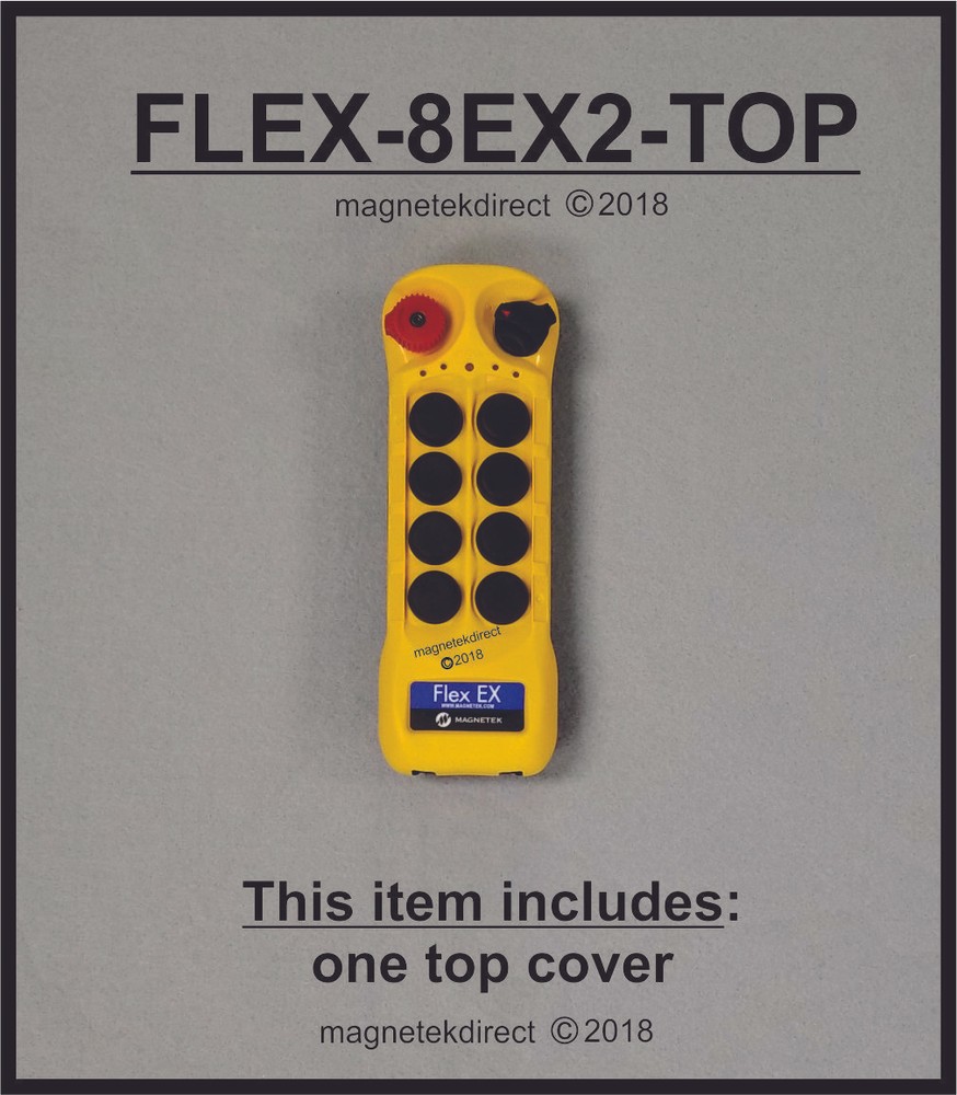 Magnetek FLEX-8EX2-TOP - front cover case, radio remote control transmitter part