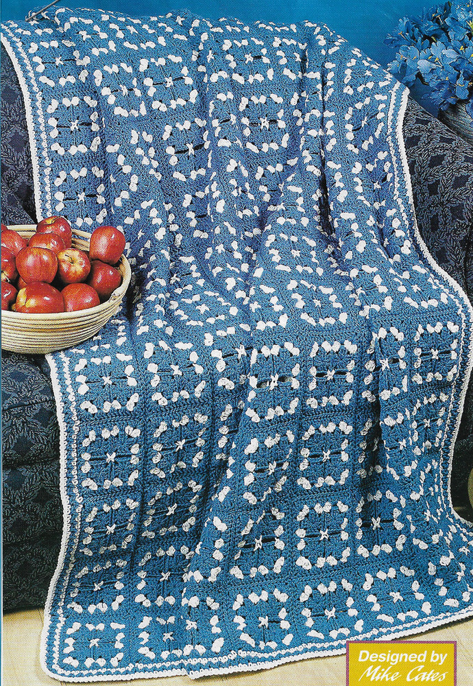 Cluster Afghan crochet pattern instructions