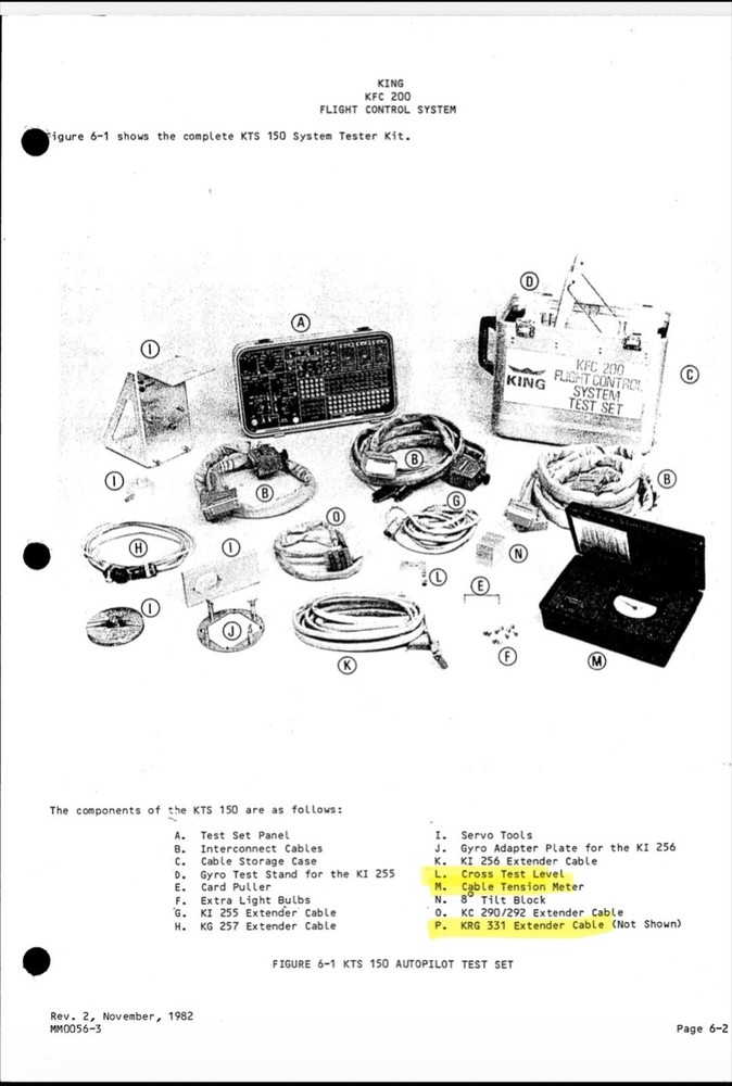 Bendix King KTS-150 Autopilot Test System