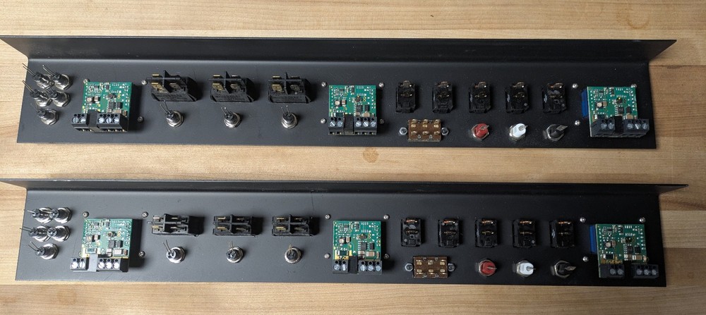 2 Custom Automotive Switch Test Panels - Replacement Dashboards, Never Used