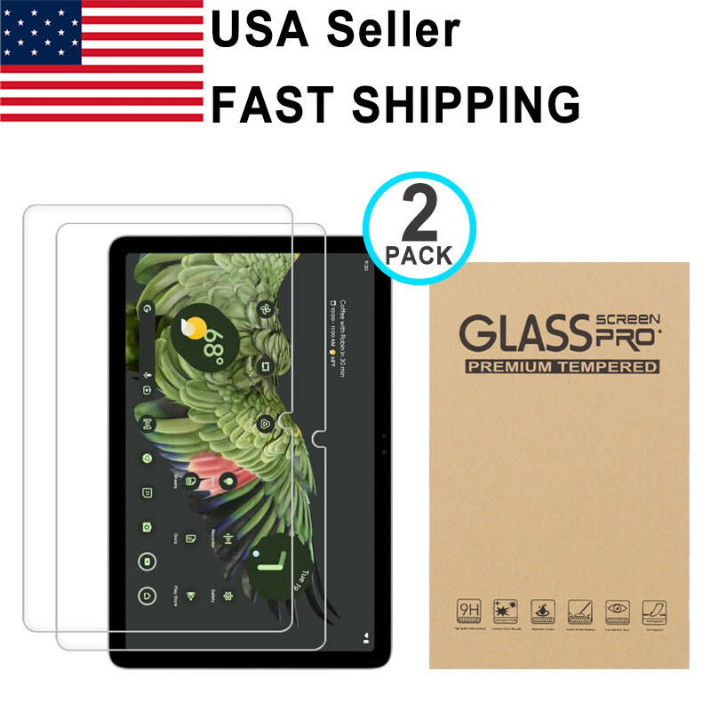 2PACK Tempered Glass Screen Protector For Google Pixel Tablet