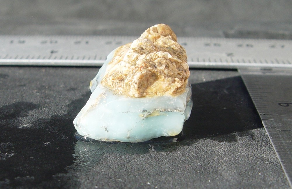 Andean Blue Dendritic Opal Rough T1184