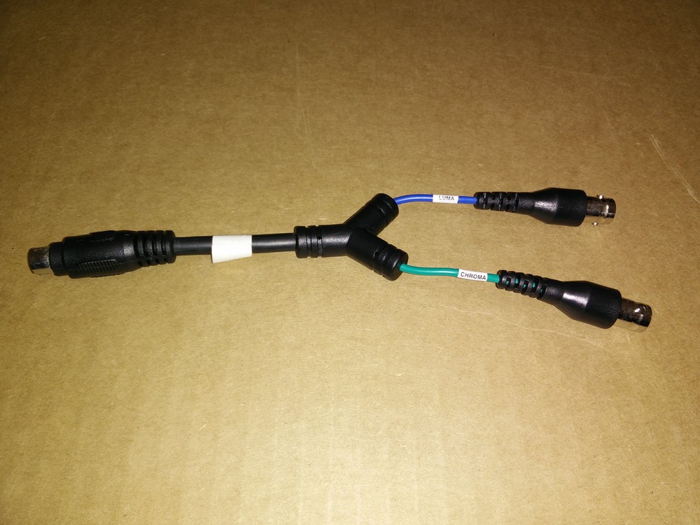 MicroDISC S-Video to 2x BNC Breakout Cable