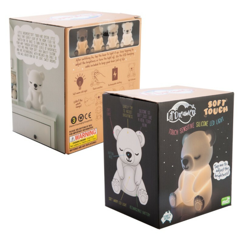 ~❤️Kids TEDDY BEAR PANDA NIGHT LIGHT Rechargeable USB Soft/Cool touch LED ❤️