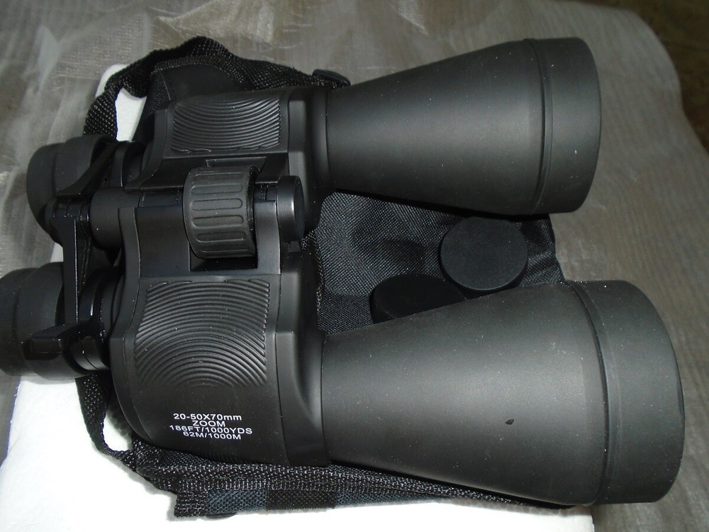 Day/Night Prism 20-50x70 Zoom Binoculars. Ruby Lenses