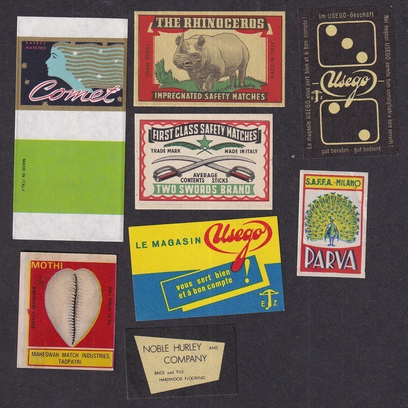 Matchbox labels collection (50)