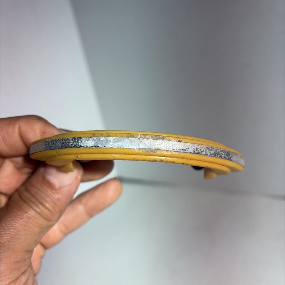 Vintage Art Deco Single Yellow Bakelite Drawer Pull Handle