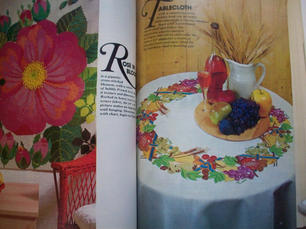 VTG McCall's Needlework & Embroidery Encyclopedia stitches techniques patterns