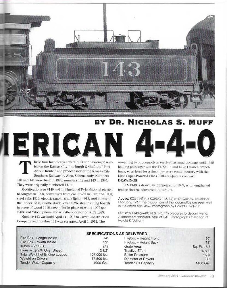 Mainline Modeler Jan 2004 N&W Horseshoe Depot Simplot KCS B-3 Soo Bevier Mine