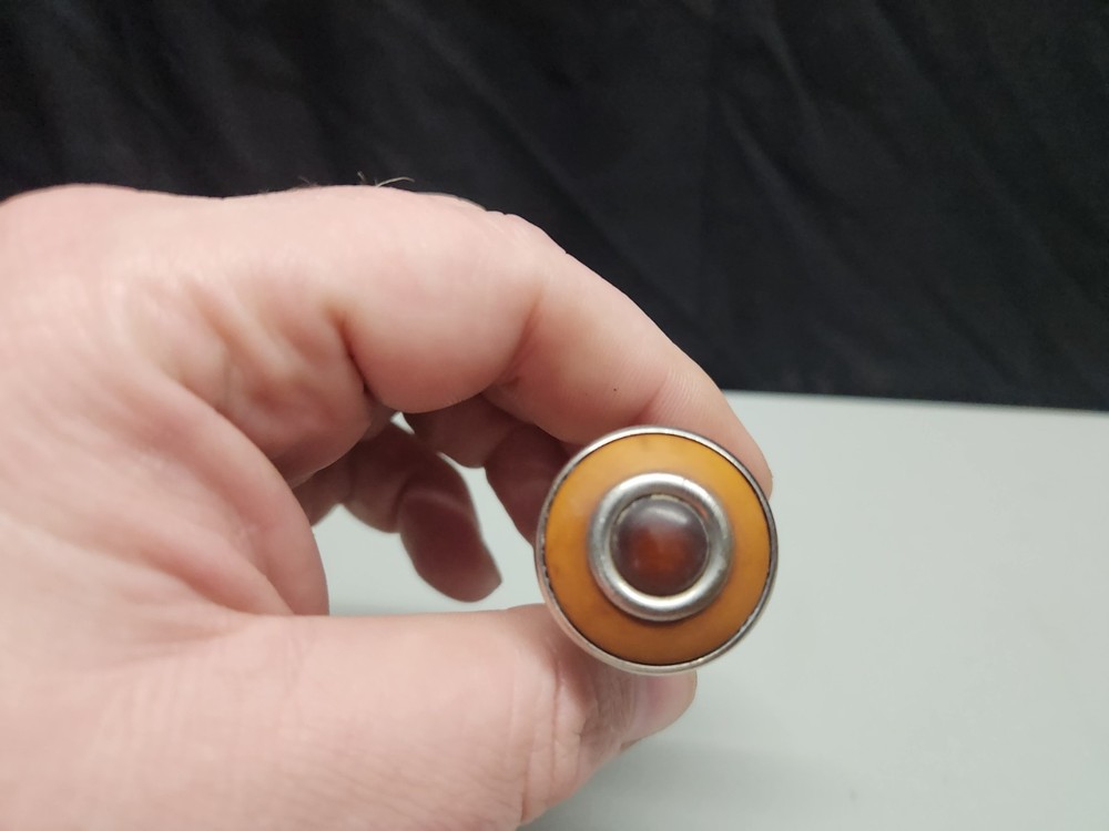 Packard Cigarette Lighter Cats Eye Bakelite Trim