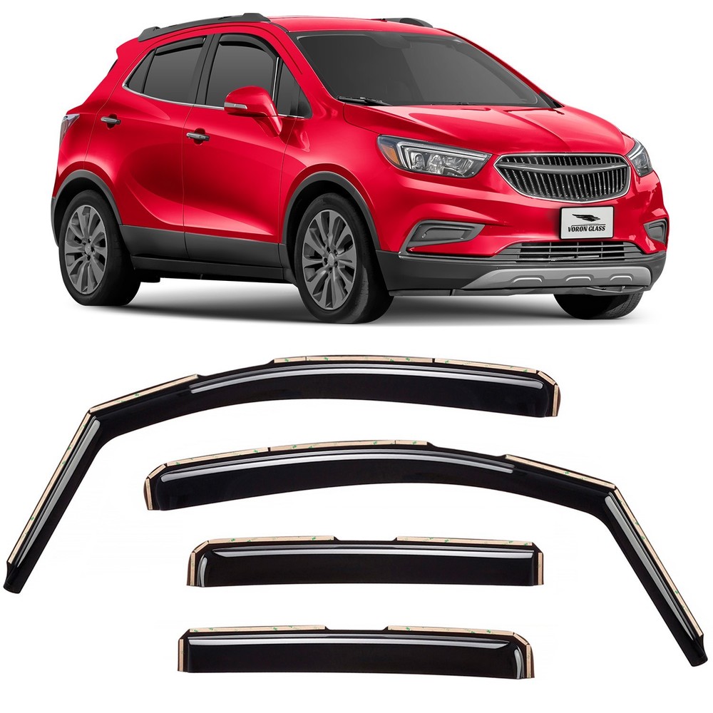 Sun Rain Visors Wind Rain Guards for 2013-2022 Buick Encore