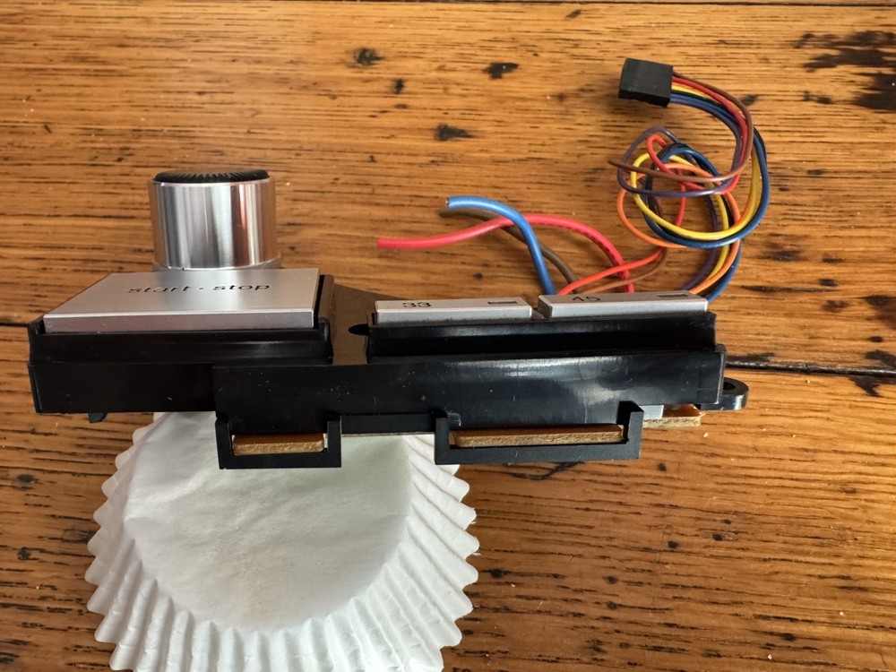 OEM Technics SL-1200 M3D power switch, start/stop, & speed selection, READ!!!