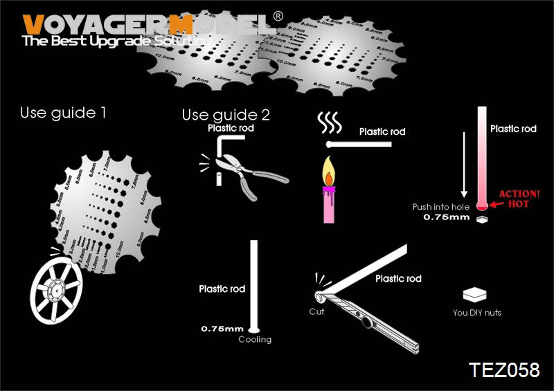 Voyager TEZ058 Scraper tool w/Nuts Maker (Universal)