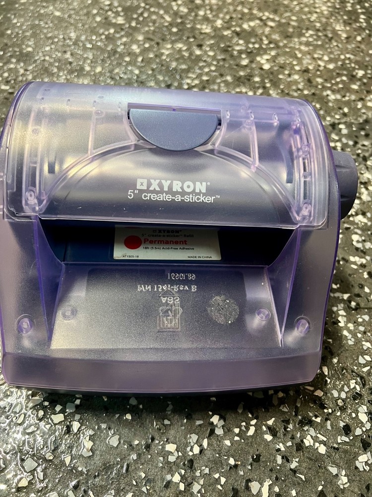XYRON  5” Create-a-Sticker Sticker Maker Machine Model 500 scrapbooking tools