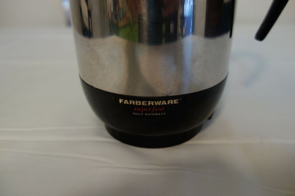 Vintage Farberware Superfast 2-8 Cup Coffee Percolator Model 138B Tested Working
