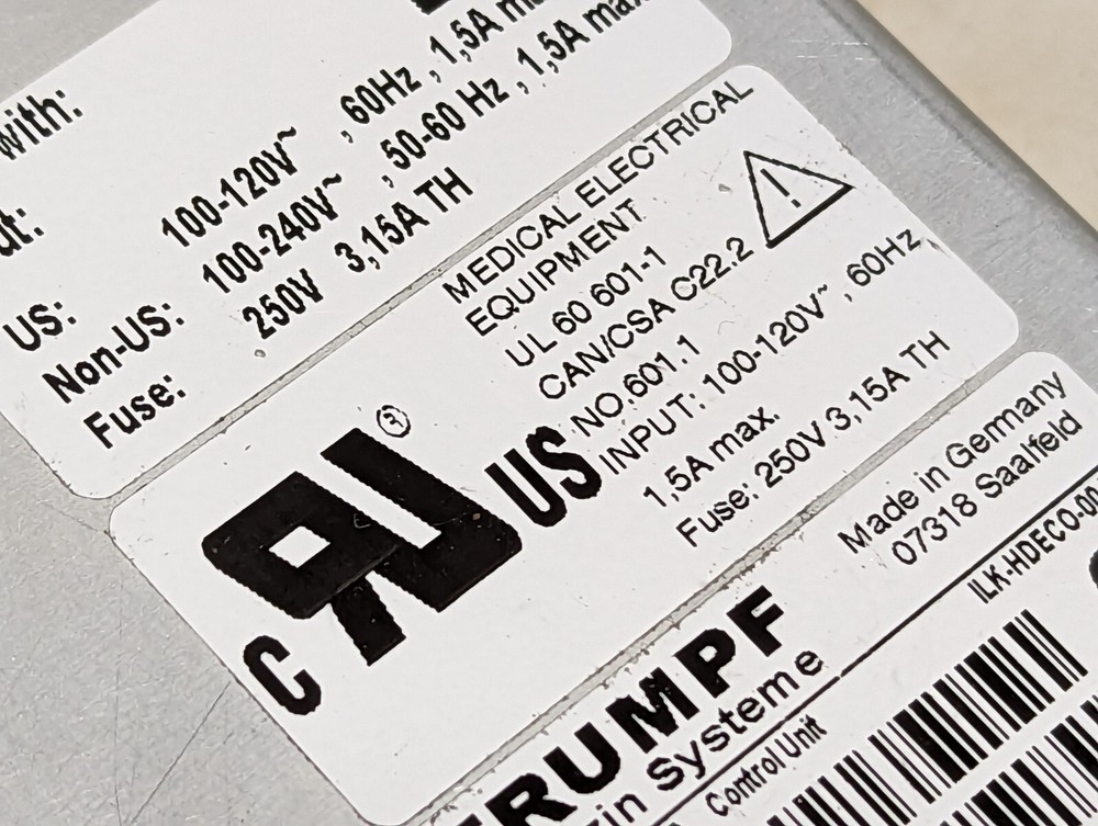 Trumpf TruVidia HD2000 control unit, 1632736, video controller