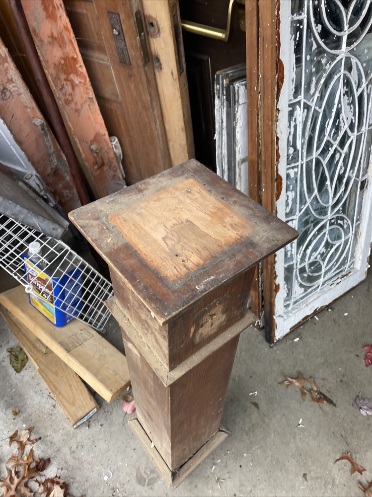Bova 65 antique oak no post 34.75 x 6“ square