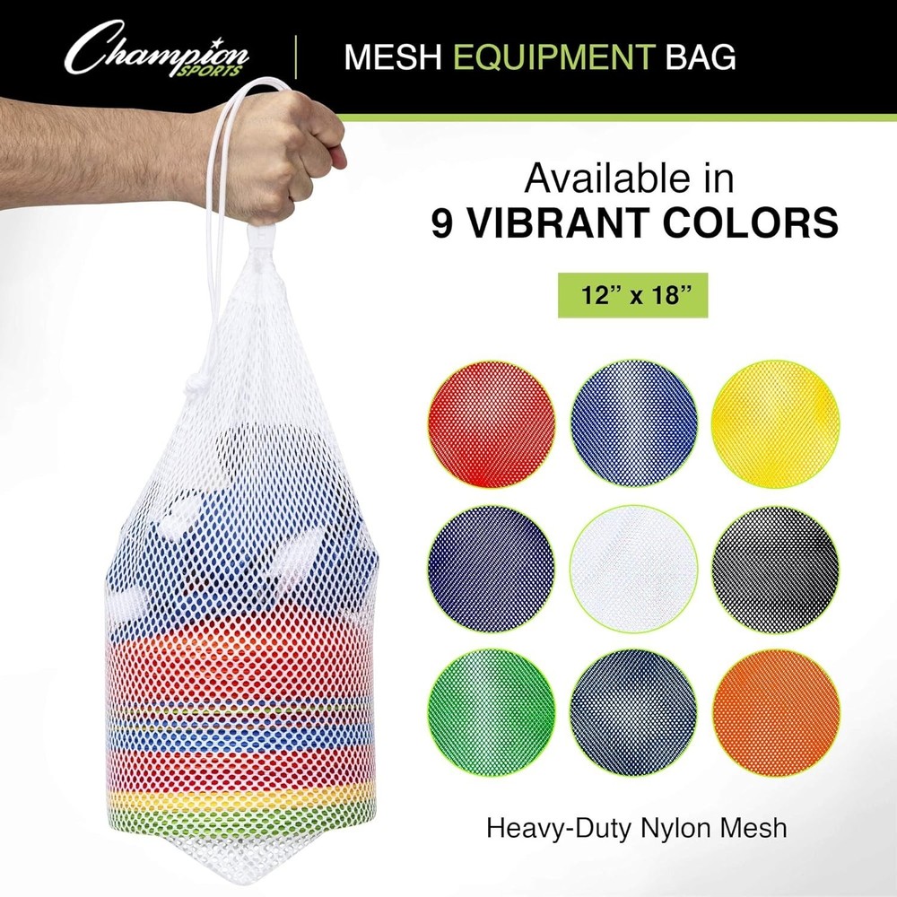 Heavy-Duty Nylon Mesh Bag with Adjustable Drawstring: Versatile Storage Solution