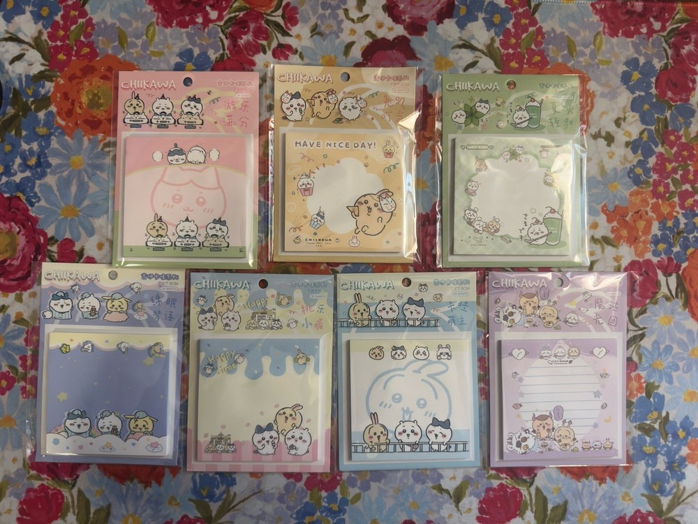 Chiikawa Sticky Notes Set