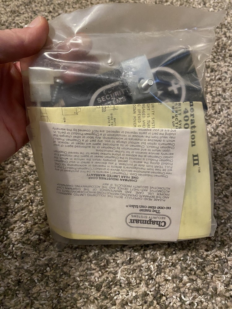 Vintage Chapman Security System 400 generation iii