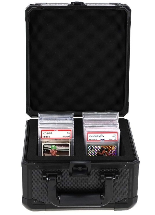 BCW Graded Latching Case - Cards - 2 Rows Locking Case