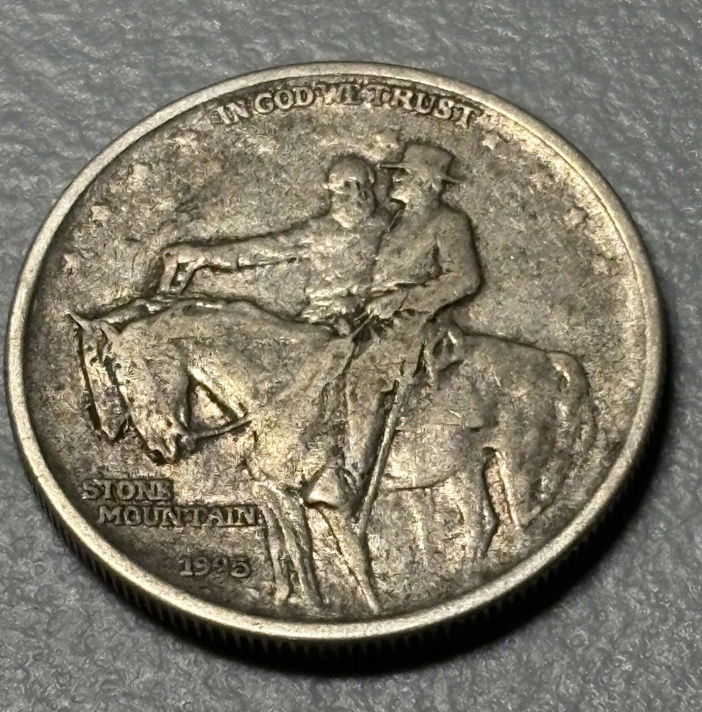 1925 Stone Mountain Commemorative Half Dollar 50c Nice Problem Free Coin
