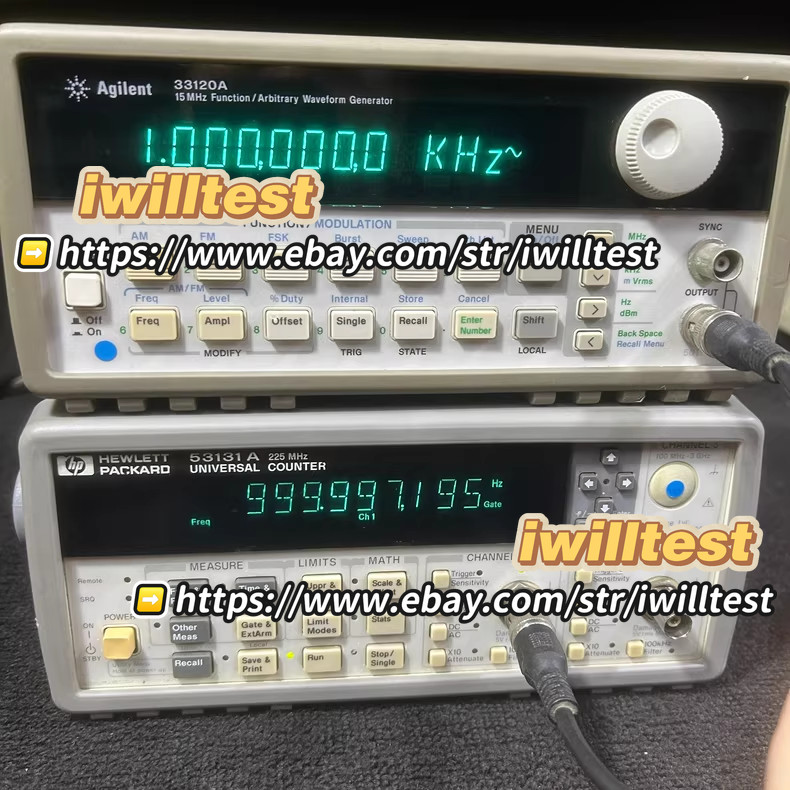 1PCS HP 53131A 3CHANNEL Universal Frequency Conter*IW