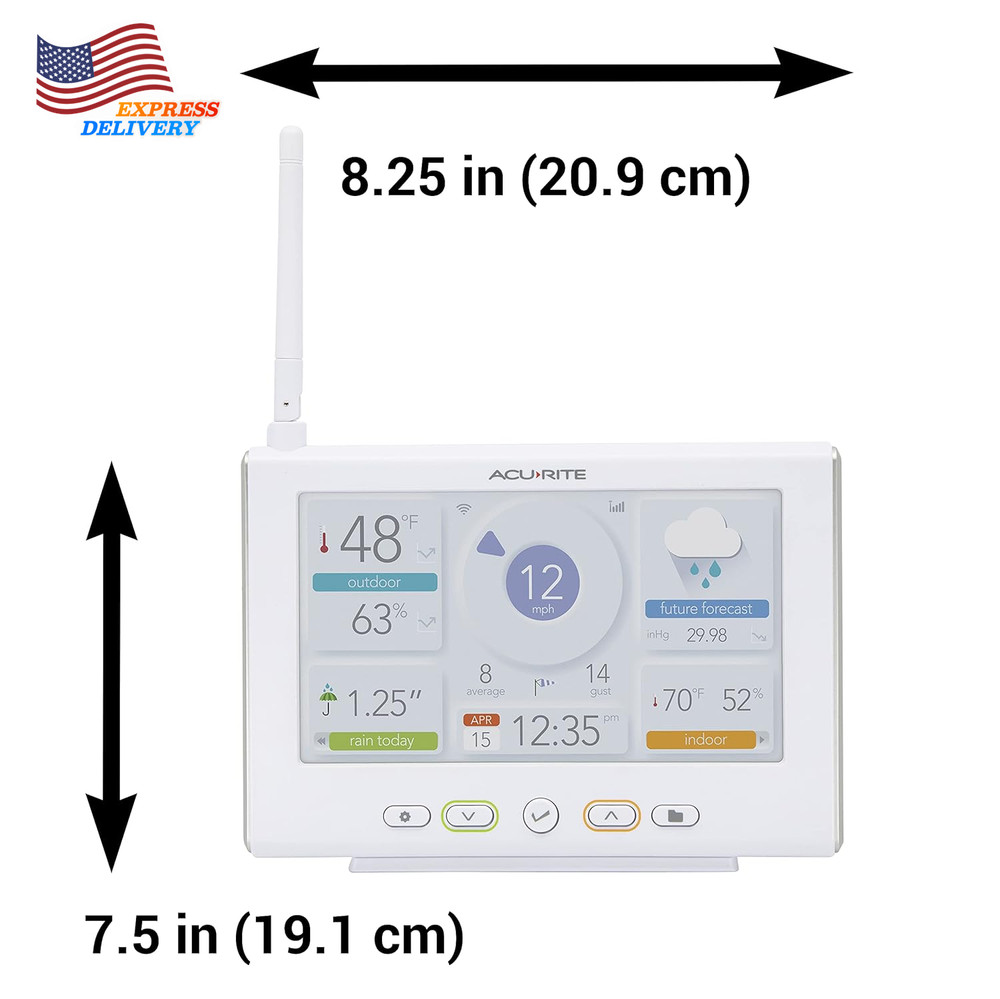 Iris Wireless Weather Station with HD Direct-To-Wi-Fi Display Lightning Sensor