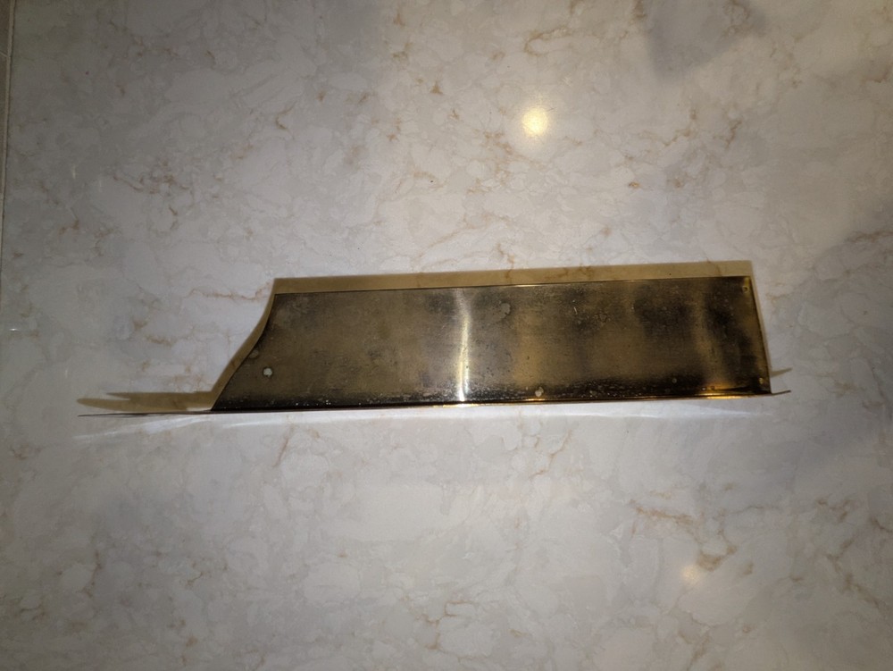 Vintage Brass Long Matchstick Holder