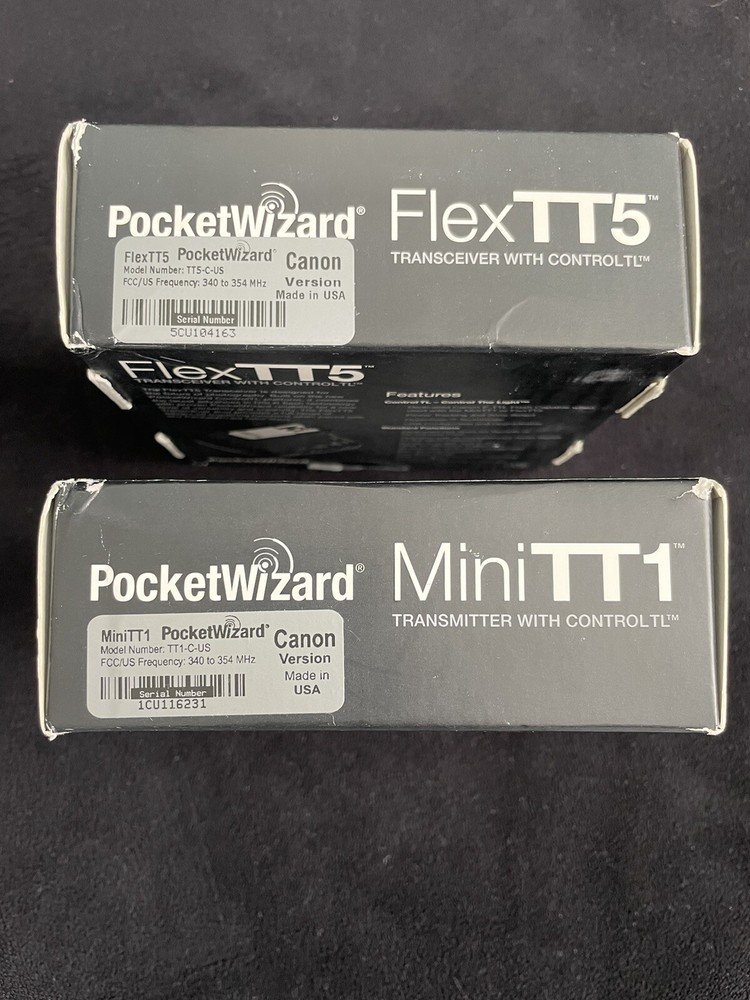 PocketWizard FlexTT5 and MiniTT1 for Canon
